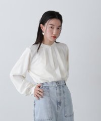 N Natural Beauty Basic/フロントタックメローブラウス/507762155