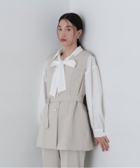 N Natural Beauty Basic/ベルトツキペプラムジレ/507762164