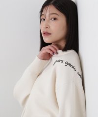 N Natural Beauty Basic/チェーンロゴ刺繍ニット/507762169