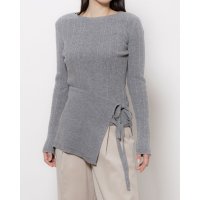 LOEUVRE/ルエブル LOEUVRE [SET]Layered Wrap Skirt + Slim fit Pullover － 01/507767564