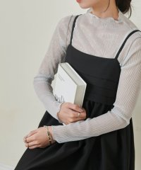 Ranan/ラナン RANAN 前後2wayラメプリーツハイネックプルオーバー/507767639