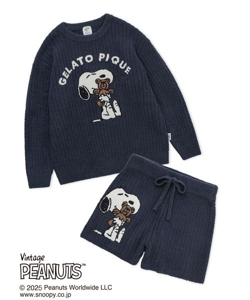 セール】【PEANUTS】【ONLINE限定】SNOOPY×BEAR ジャガードプル