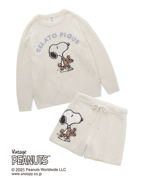 セール】【PEANUTS】【ONLINE限定】SNOOPY×BEAR ジャガードプル