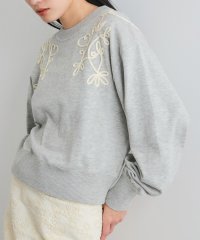 VIS/リーフコード刺繍ニットプルオーバー/507770206