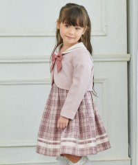 anyFAM（KIDS）/【2点セット】セーラージャケット+チェックワンピース/507770582