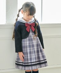 anyFAM（KIDS）/【2点セット】セーラージャケット+チェックワンピース/507770582