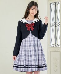 anyFAM（KIDS）/【2点セット】セーラージャケット+チェックワンピース/507770584