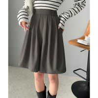 Classical Elf/クラシカルエルフ Classical Elf トレンドライクな美シルエット。ボリュームフロントタックキュロットパンツ/507770849