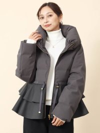 FENNEL/フェンネル FENNEL フレアペプラムダウンコート/507771691