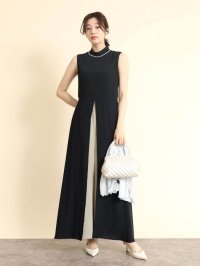 FENNEL/フェンネル FENNEL バイカラーインパンツワンピース/507771709