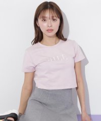 JILL by JILL STUART/ショート丈刺繍ロゴTシャツオーガニックコットン/507772958
