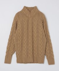 SHIPS MEN/【SHIPS別注】GRAY: ケーブル編み タートルネック ニット/507774050