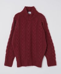 SHIPS MEN/【SHIPS別注】GRAY: ケーブル編み タートルネック ニット/507774050