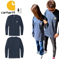 Carhartt/カーハート Carhartt CARHARTT 長袖Tシャツ ロンt トップス K126 ロングスリーブ ポケット ロゴ メンズ レディース Workwear /507774253