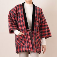 REAL STYLE/リアルスタイル REAL STYLE はんてん 羽織 レディース おしゃれ 半纏 半てん 半天 袢纏 防寒 冬 中綿 綿混 綿入り 綿入れ 暖かい 長袖 羽織り/507774408