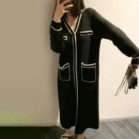 REAL STYLE/リアルスタイル REAL STYLE ワンピース レディース 秋 冬 長袖 ロング ニット きれいめ 薄手 バイカラー 暖かい あったか ニットワンピース 防寒/507774448
