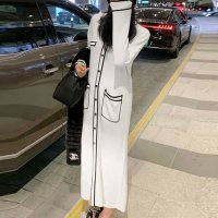 REAL STYLE/リアルスタイル REAL STYLE ワンピース レディース 秋 冬 長袖 ロング ニット きれいめ 薄手 バイカラー 暖かい あったか ニットワンピース 防寒/507774448