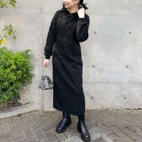 REAL STYLE/リアルスタイル REAL STYLE ワンピース レディース 秋 冬 裏起毛 スウェット 防寒 暖かい あったか 膝下 ロング 体型カバー Iライン カジュアル/507774452