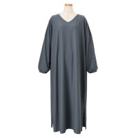 REAL STYLE/リアルスタイル REAL STYLE ワンピース レディース 秋冬 長袖 薄手 Vネック ロング マキシ ゆったり 大きいサイズ 大きめ 体型カバー 可愛い お/507774456