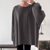 REAL STYLE/リアルスタイル REAL STYLE カットソー レディース 長袖 薄手 春 夏 秋 冬 コットン トップス Tシャツ ロンT 大きいサイズ おしゃれ ゆったり/507774469