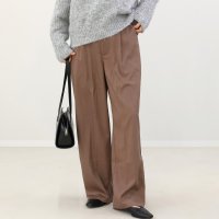 Aletta vita/アレッタ ヴィータ Aletta vita エステルツイルタックワイドパンツ/507774565