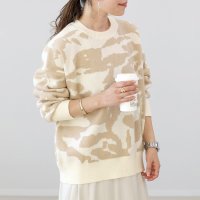 Aletta vita/アレッタ ヴィータ Aletta vita ボタニカルジャガードニットプルオーバー/507774567