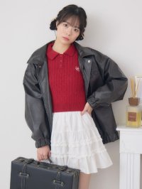 Emsexcite/エムズエキサイト ems excite 立体ロゴFレザーBZ/507774646