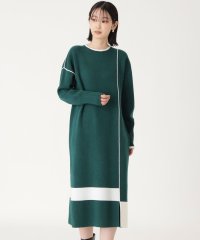 CAST：/カラーブロックニットワンピース/507545774