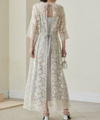 Ranan/ラナン RANAN バックリボンデザインレースワンピース/507770082