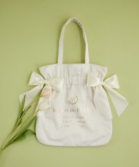 Maison de FLEUR/メゾン ド フルール Maison de FLEUR ダブルリボンギャザートートバッグ/507775439