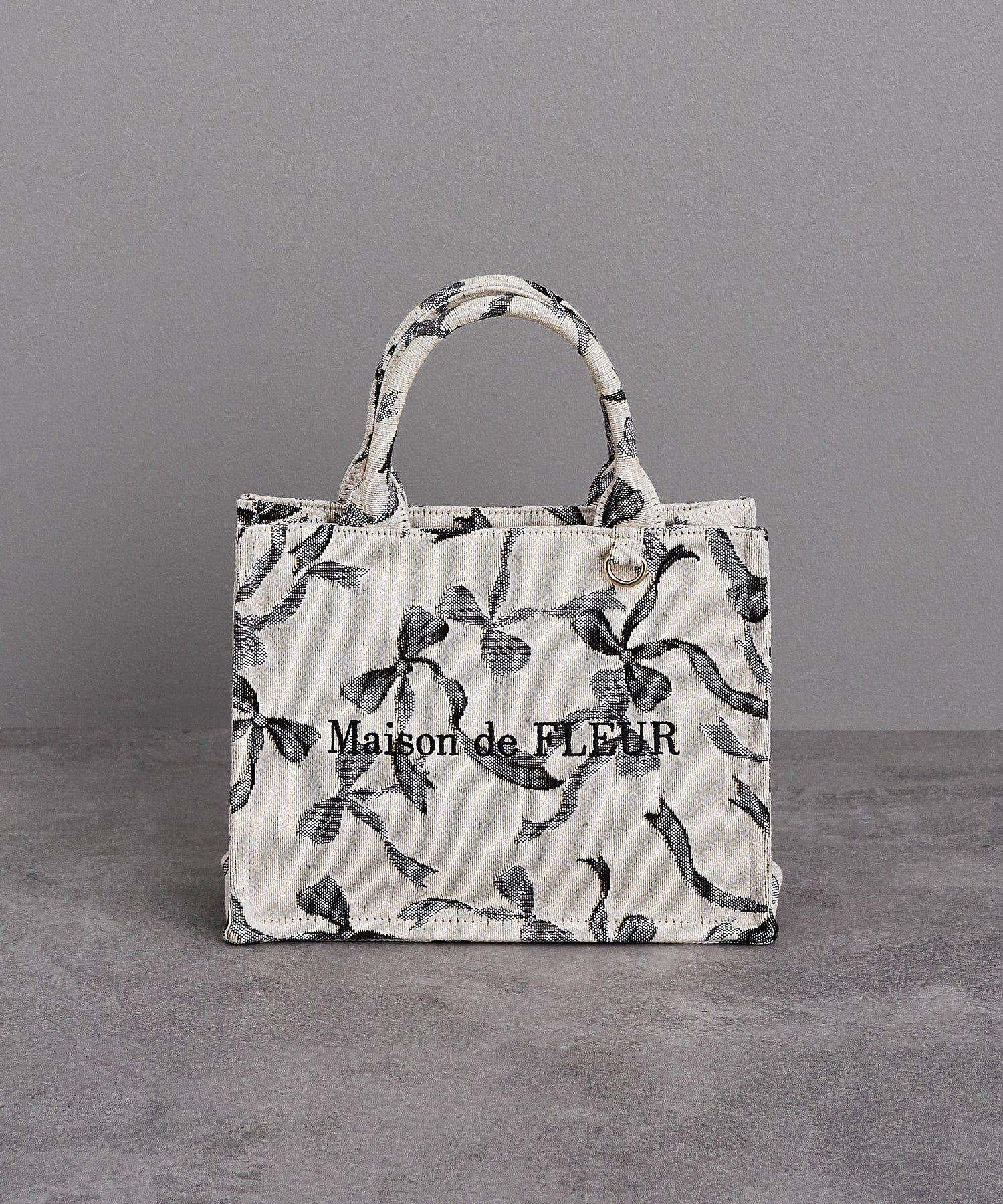 メゾン ド フルール Maison de FLEUR EC限定リボン柄ゴブラン