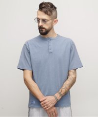 Schott/PIGMENT O/D SS HENLEY NECK T－SHIRT/ピグメント オーバーダイ ヘンリーネック Tシャツ/507775484