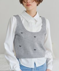 titivate/リボン刺繍ベストセットブラウス/507775545
