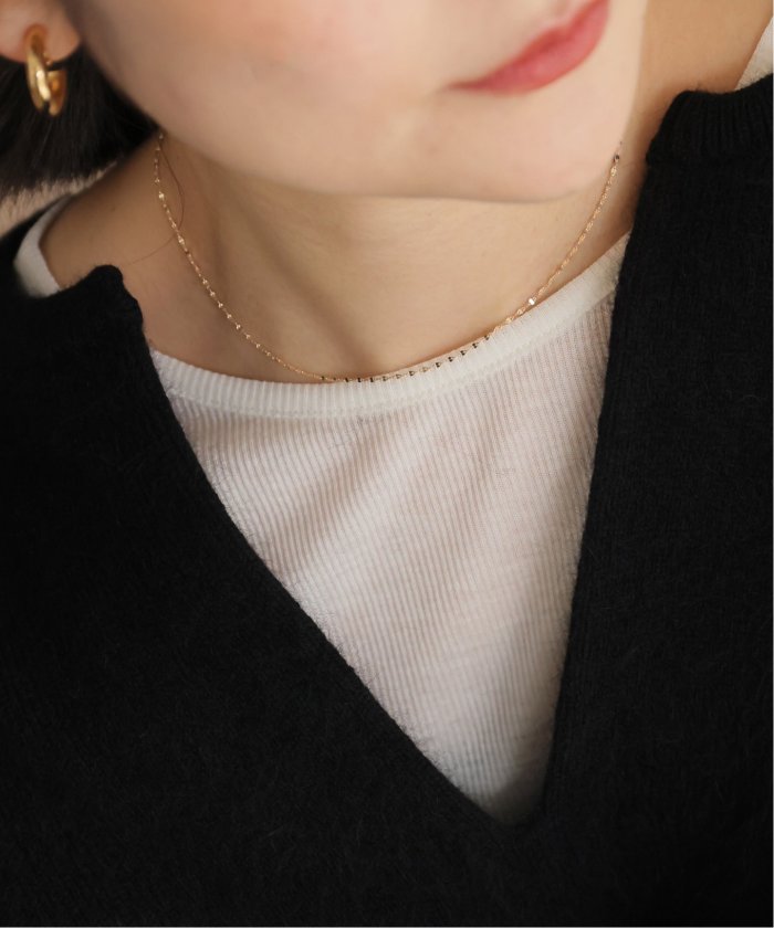 【美品】スローブイエナ　エクレアチェーンピアス WEB/一部店舗限定》SLOBE エクレアチェーンピアス（ピアス（両耳
