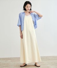 ROPE'/【洗える】シャイニーサテンキャミドレス/507776050