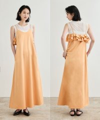 ROPE'/【洗える】シャイニーサテンキャミドレス/507776050