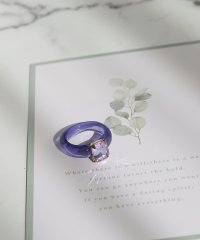 colleca la/コレカラ colleca la カラフルスクエアビジューリング/507776334