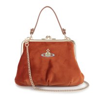 Vivienne Westwood/ヴィヴィアン ウエストウッド Vivienne Westwood ショルダーバッグ エンブロイダードオーブ GRANNY FRAME PURSE 4B01000/507776358