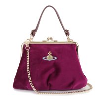 Vivienne Westwood/ヴィヴィアン ウエストウッド Vivienne Westwood ショルダーバッグ エンブロイダードオーブ GRANNY FRAME PURSE 4B01000/507776359