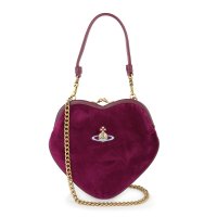 Vivienne Westwood/ヴィヴィアン ウエストウッド Vivienne Westwood ハンドバッグ エンブロイダードオーブ BELLE HEART FRAME PURSE 4B01/507776362