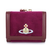 Vivienne Westwood/ヴィヴィアン ウエストウッド Vivienne Westwood 3つ折り財布 エンブロイダードオーブ SMALL FRAME WALLET 51150034W/507776371