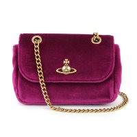 Vivienne Westwood/ヴィヴィアン ウエストウッド Vivienne Westwood ショルダーバッグ エンブロイダードオーブ SMALL PURSE WITH CHAIN 5C0/507776379