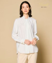 BEIGE，/【洗える】ANITA / ロングスリーブタックブラウス/507776638
