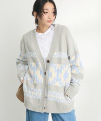 CRAFT STANDARD BOUTIQUE/クラフトスタンダードブティック CRAFT STANDARD BOUTIQUE オルテガ柄ニットカーディガン/507776680