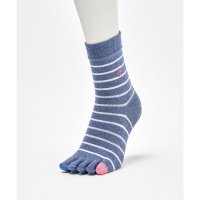 Munsingwear/マンシングウェア Munsingwear ショート丈 5本指ボーダーソックス【返品不可商品】/507777006