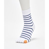 Munsingwear/マンシングウェア Munsingwear ショート丈 5本指ボーダーソックス【返品不可商品】/507777006