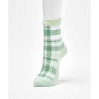 Munsingwear/マンシングウェア Munsingwear ショート丈　シースルーチェック柄ソックス【返品不可商品】/507777008