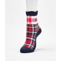 Munsingwear/マンシングウェア Munsingwear ショート丈　シースルーチェック柄ソックス【返品不可商品】/507777008