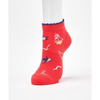 Munsingwear/マンシングウェア Munsingwear アンクル丈 メッシュアロハ柄ソックス【返品不可商品】/507777011