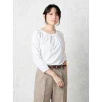 Perfect Suit FActory/パーフェクトスーツファクトリー Perfect Suit FActory 【UVカット/防しわ】パウダーストレッチ バー付き7分袖ブラウス/507777277